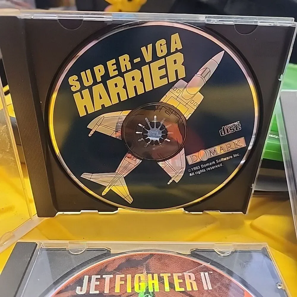 Lot Of 4 Vintage Fighter Flight Simulation PC CD-ROM Video Games DISC Only
